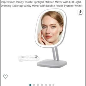 Impressions Vanity Touch Highlight Makeup Mirror with LED Light new in box